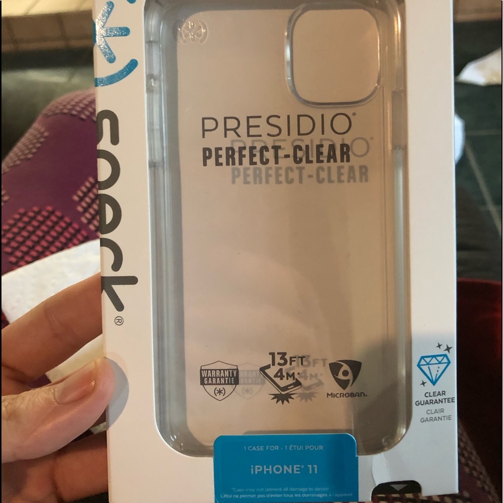 Speck presidio perfect clear iPhone 11 protective case brand new never opened